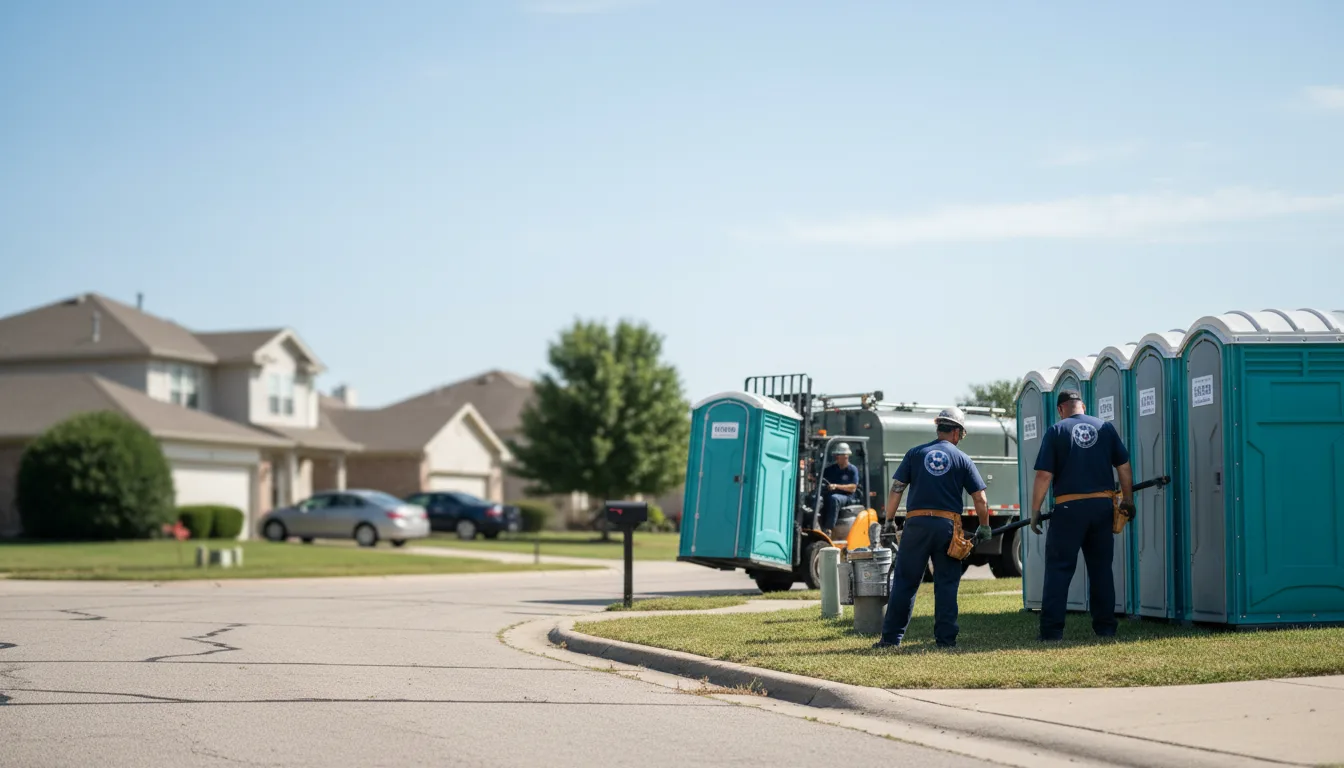Porta Potty Rental in Fluvanna, TX near me